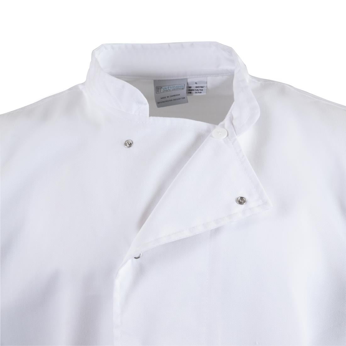 A928-M Whites Nevada koksbuis wit met zwart contrast M