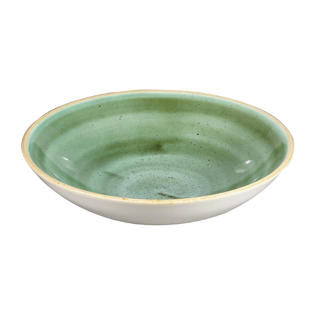 CT783 Churchill Stonecast Samphire Green Coupe Kom 18.4cm (12 stuks)
