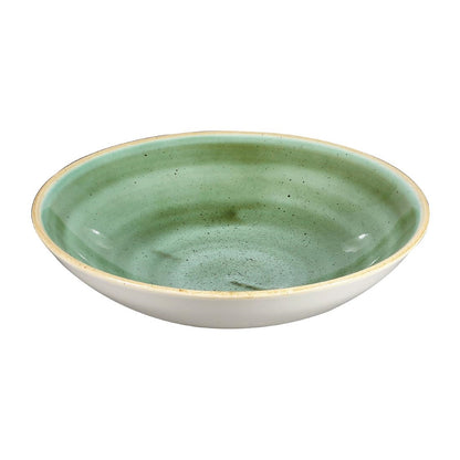 CT783 Churchill Stonecast Samphire Green Coupe Kom 18.4cm (12 stuks)