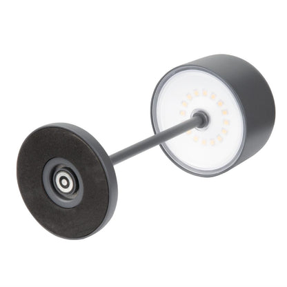 HZ203 Olympia Siena Tafellamp Ronde Koepel Grijs 200mm