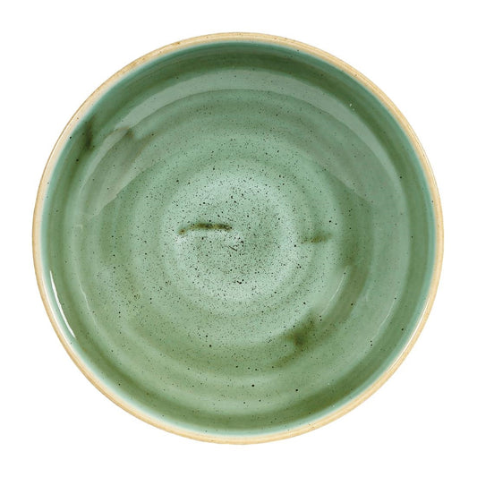 CT783 Churchill Stonecast Samphire Green Coupe Kom 18.4cm (12 stuks)