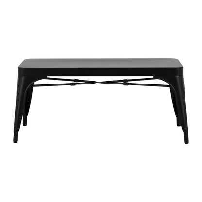 JA328 Bolero Bistro Metalen Bank Zwart 1000mm (2 stuks)