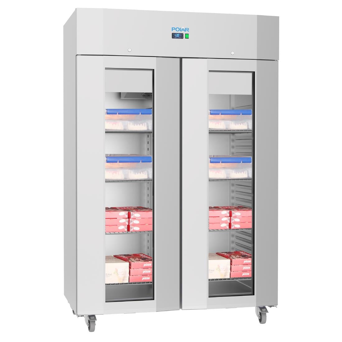 UA043 Polar U-Series Energiezuinig Reeks Dubbeldeurs Staand Vriesvak