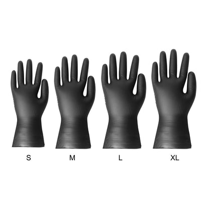 FJ748-XL Hygiplas Vinyl Zwart Poedervrije Handschoen Xl (100 Stuks)