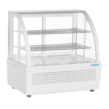 CU637 Polar C-Series Countertop Display Koelkast Wit 100Ltr