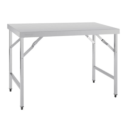 CB905 Vogue inklapbare RVS werktafel 120cm