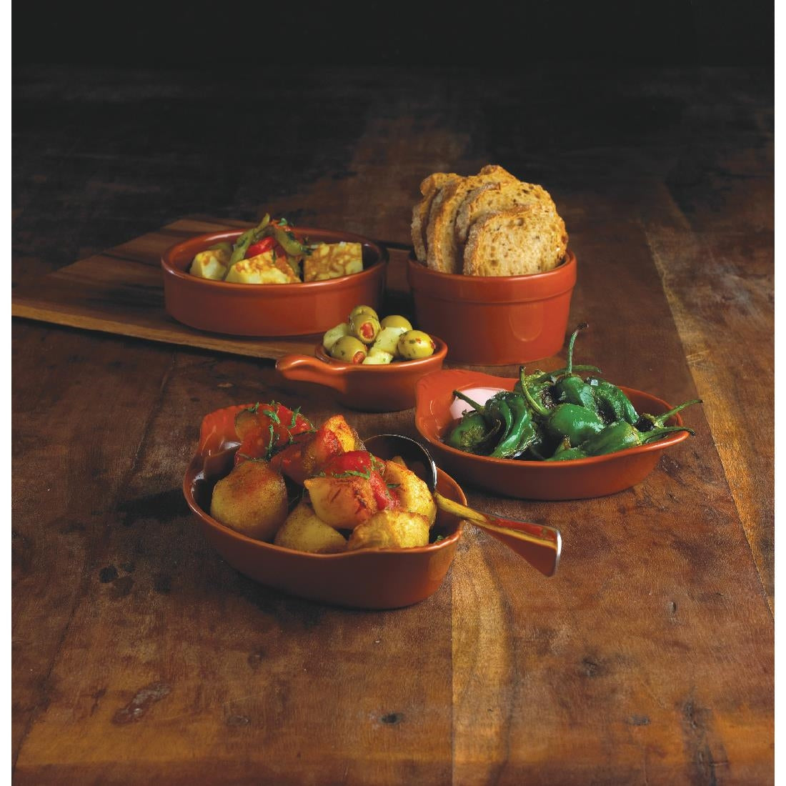 CD741 Olympia rustieke tapas schaaltjes 13,4cm (6 stuks)