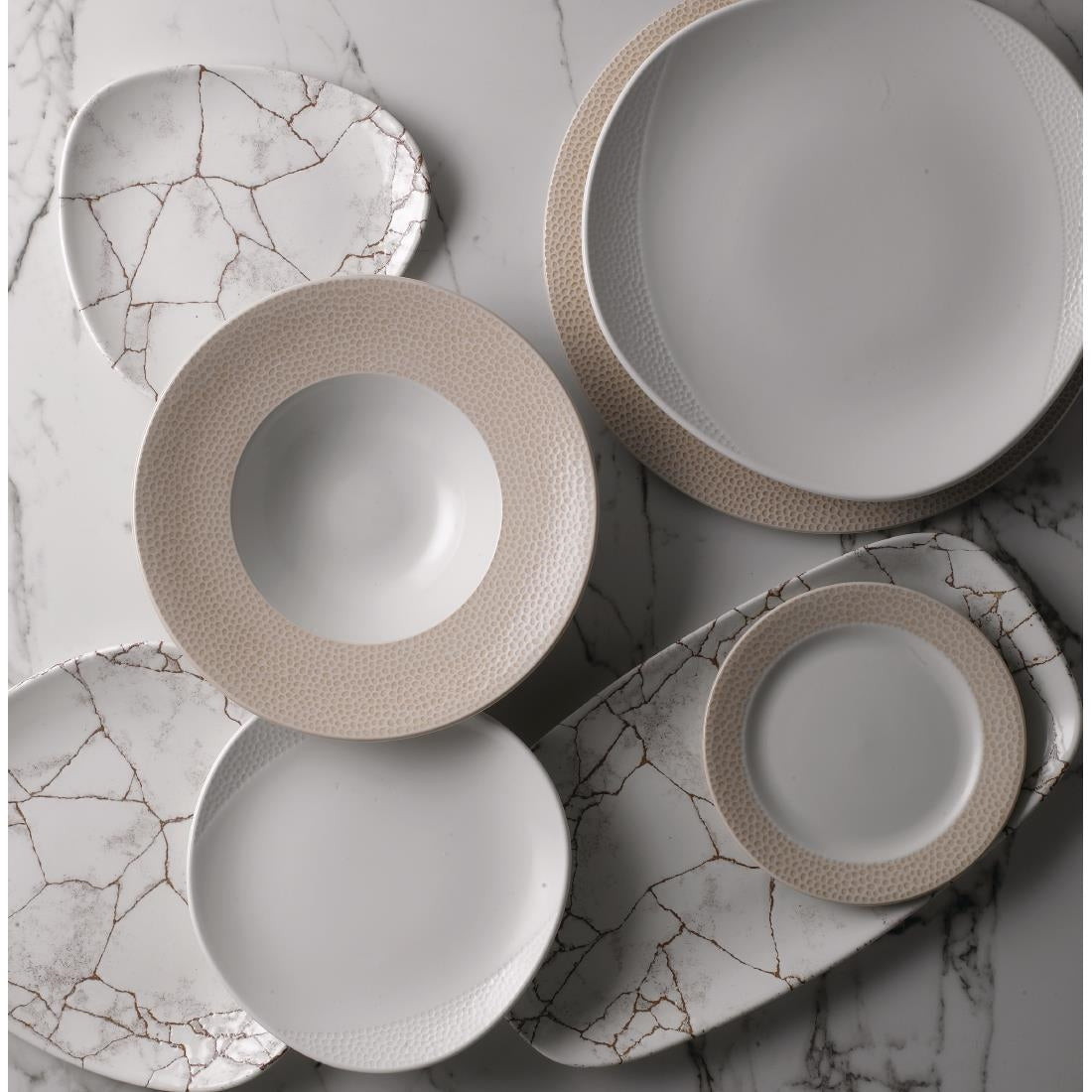 FR061 Churchill Studio Prints Kintsugi Agate Grey Lotus Borden 177mm (12 stuks)