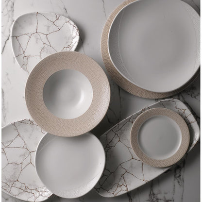 FR061 Churchill Studio Prints Kintsugi Agate Grey Lotus Borden 177mm (12 stuks)