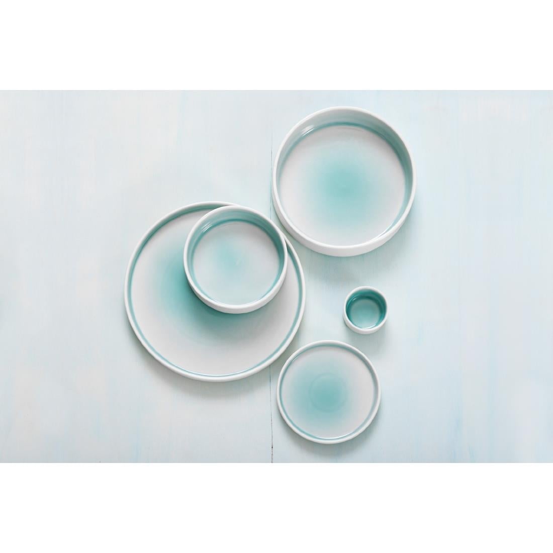 CU432 Olympia Fondant Kommen Mint Groen 215mm (4 Stuks)