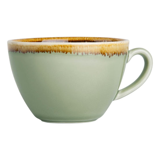 GP480 Olympia Kiln cappuccinokopjes mosgroen 34cl (6 stuks)