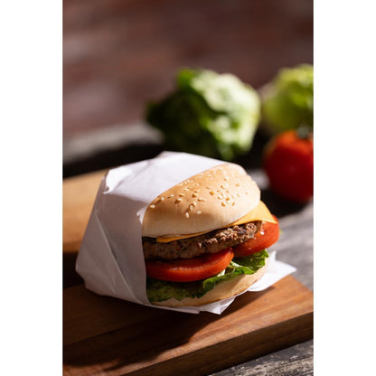 HY789 Fiesta Composteerbare Burger Wraps Wit 250x300mm (200 stuks)