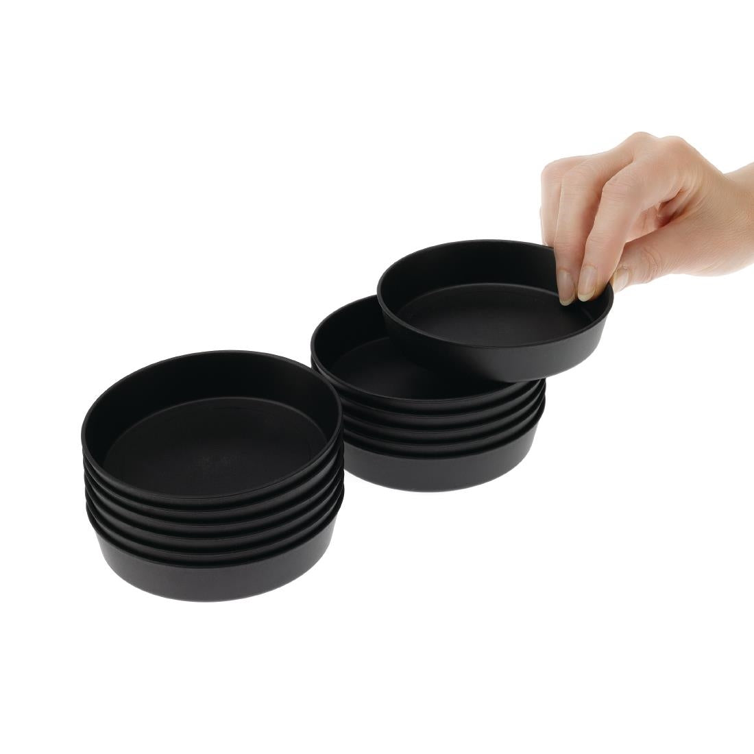DB509 Matfer Bourgeat Exoglass Quichevormen 10cm (12 stuks)