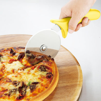 FX132 Hygiplas RVS pizzawiel geel 10cm