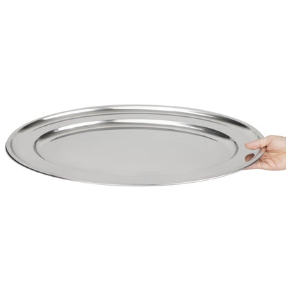 K369 Olympia ovale RVS serveerschaal 60cm