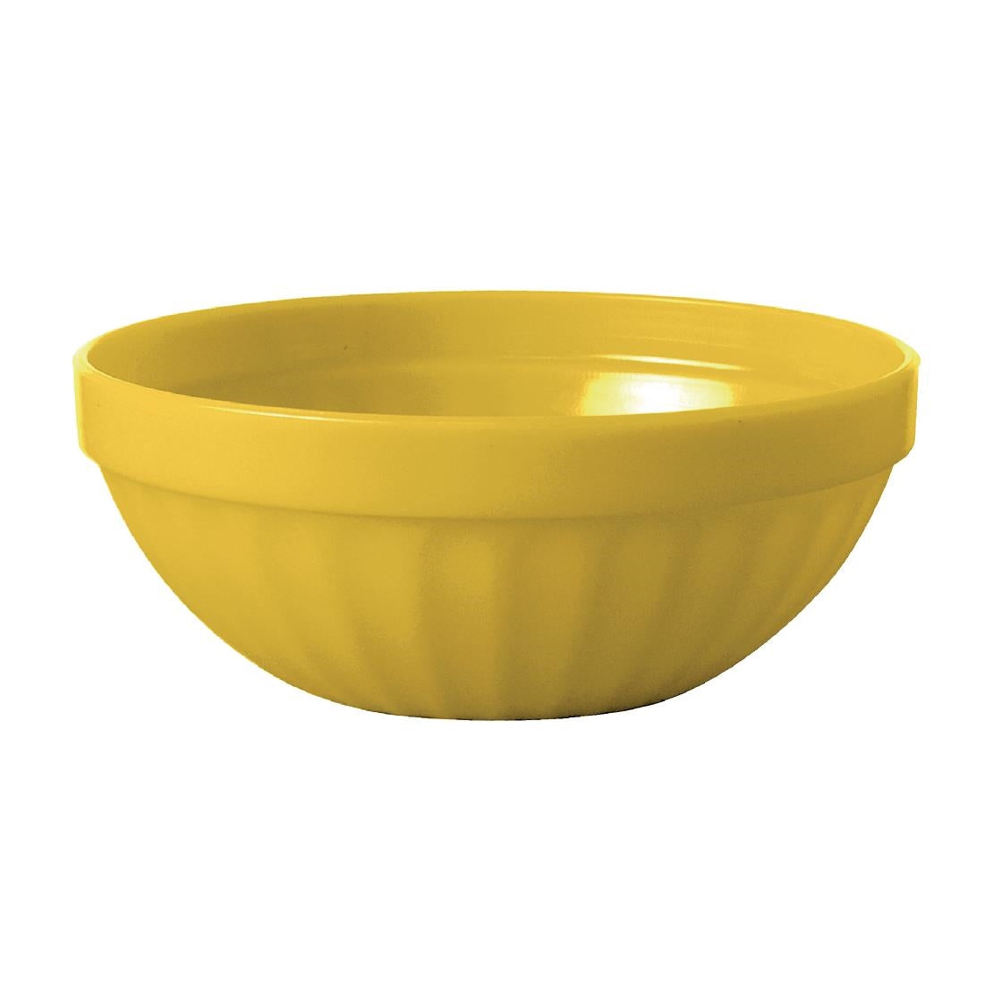 CE274 Olympia Kristallon polycarbonaat fruitschaaltjes geel (12 stuks)