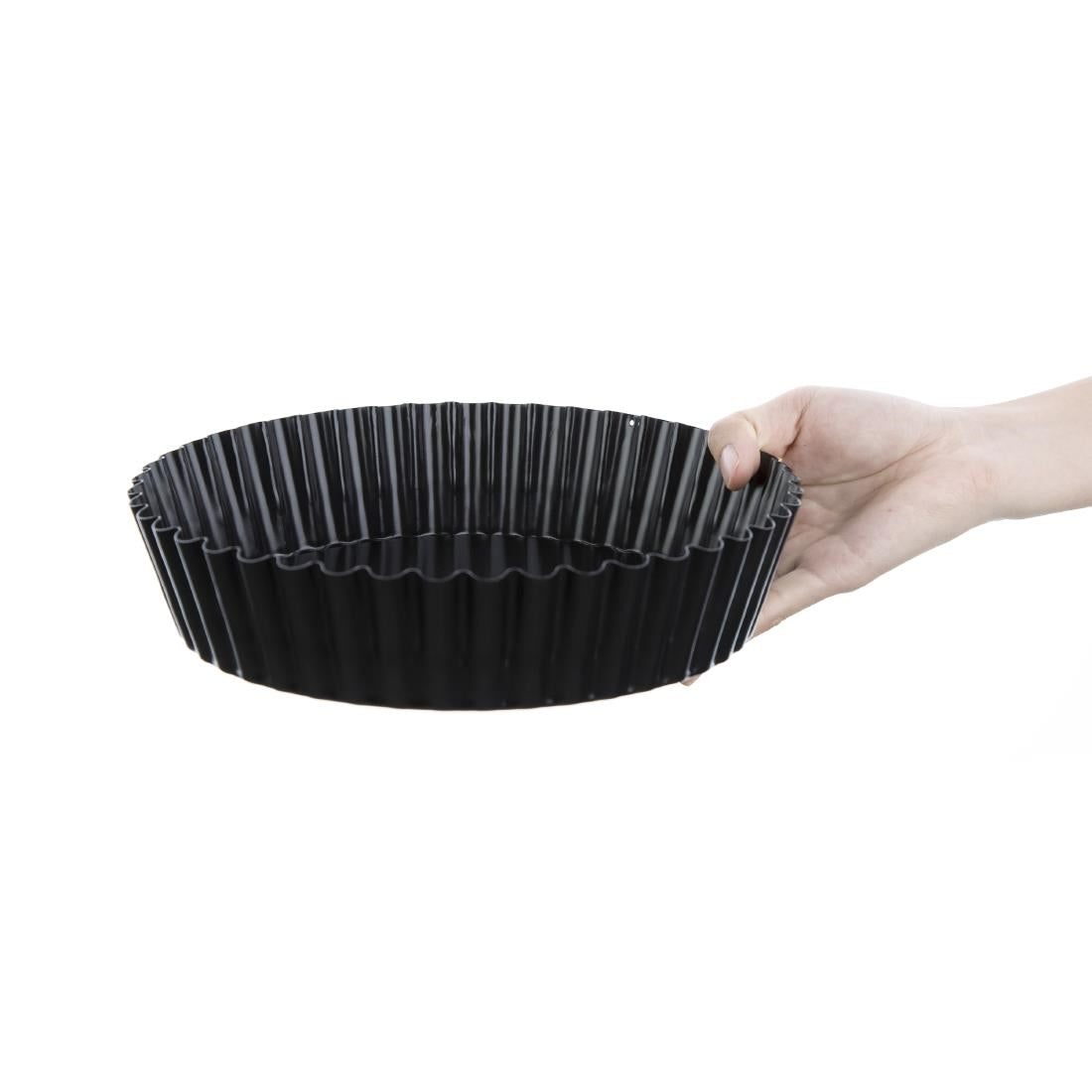 GC989 Vogue geplooide diepe anti-kleef quichevorm 25cm