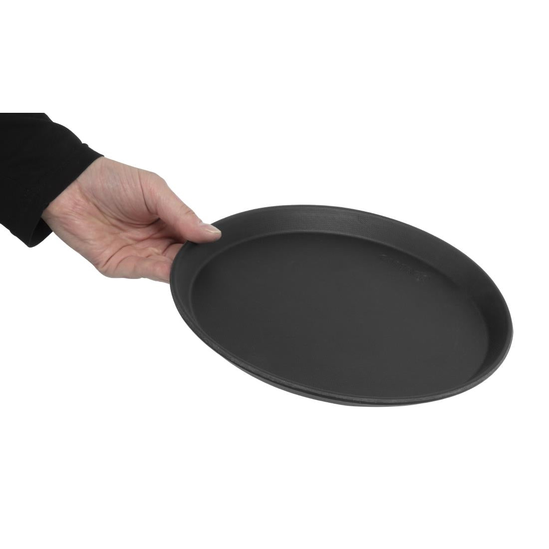 DM780 Cambro Camtread rond antislip glasvezel dienblad zwart 28cm