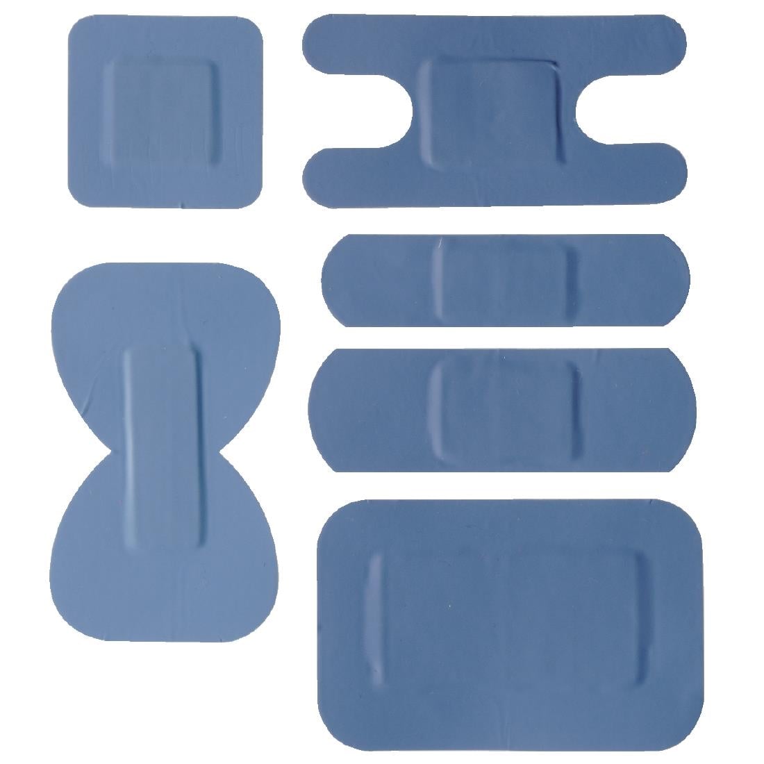 CB441 Blauwe pleisters assorti (100 stuks)