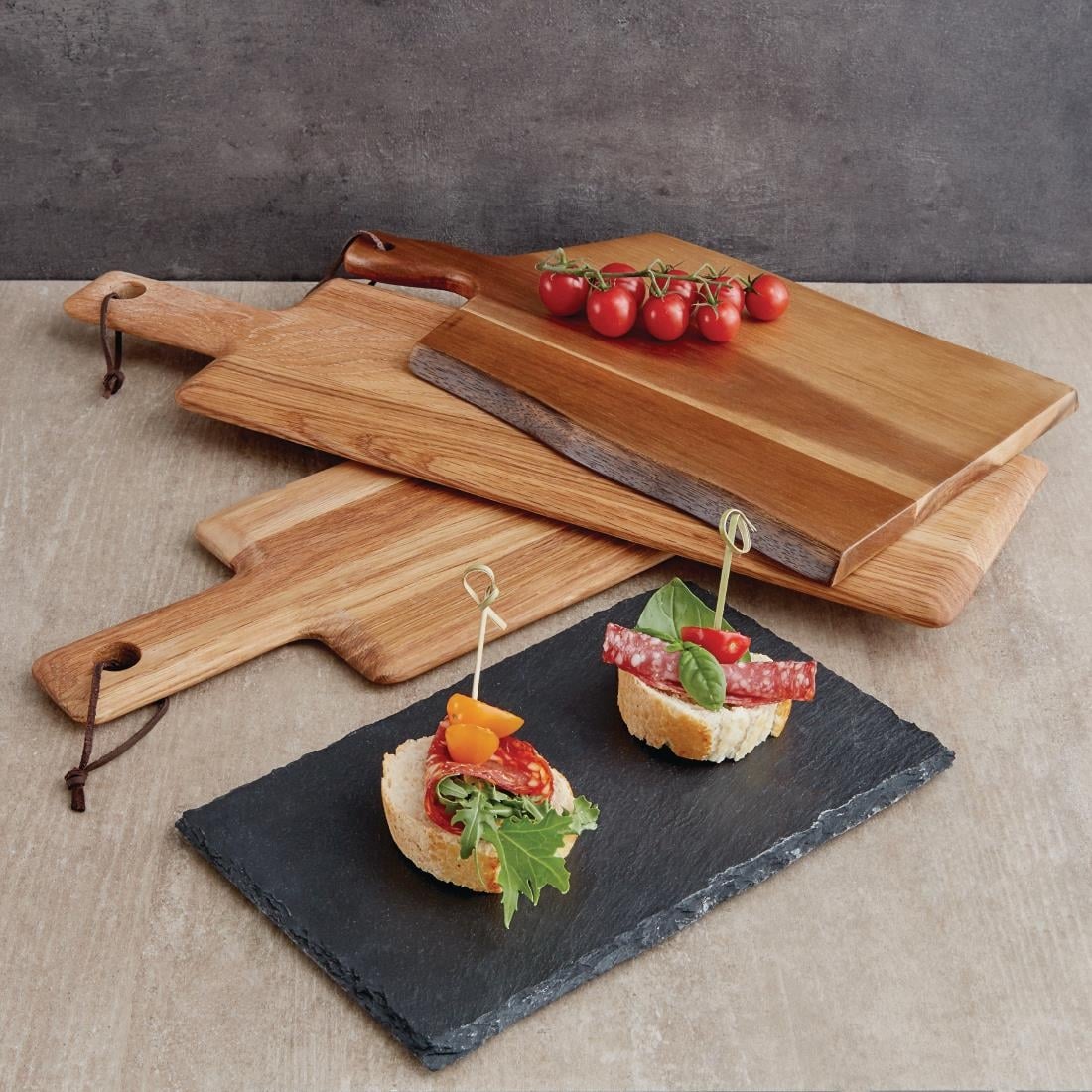 GM309 Olympia eikenhouten serveerplank 40x15,5cm