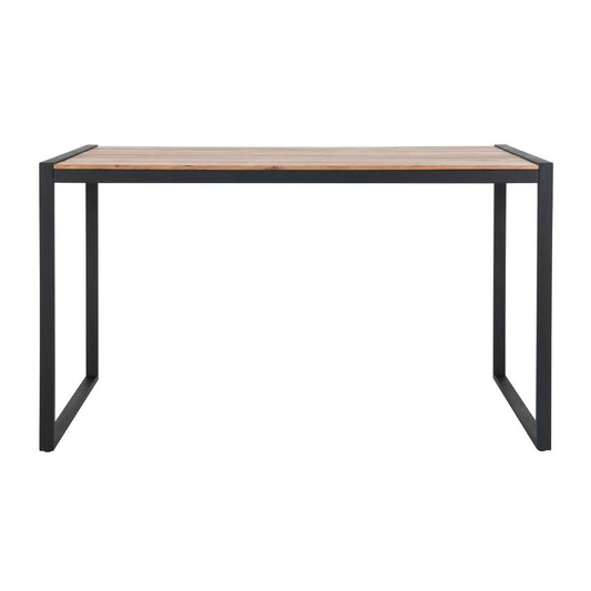 DK905 Bolero Industriële Bartafel Van Staal En Acacia, 1800x900mm