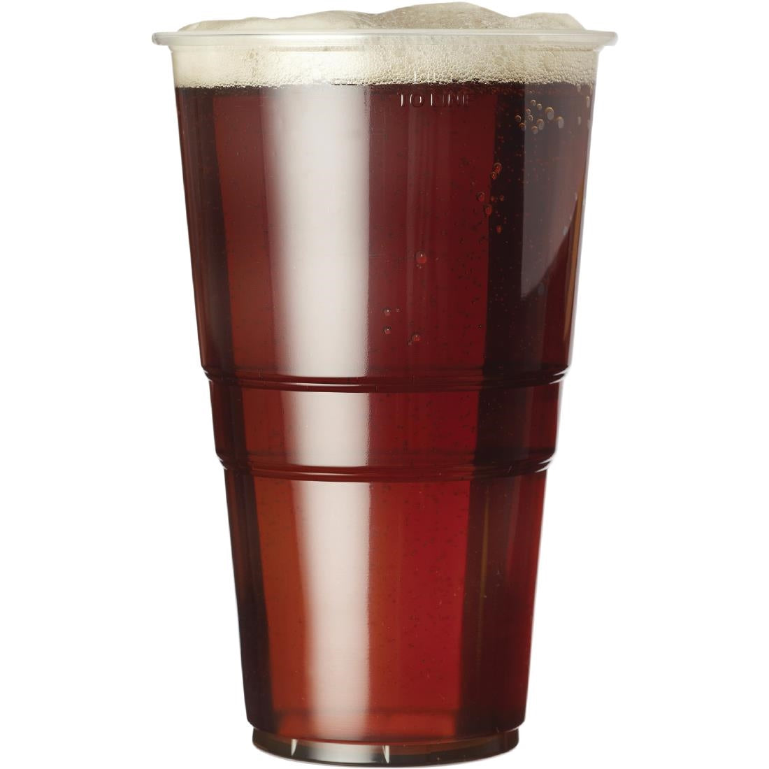 U384 eGreen kunststof disposable bierbeker 590ml tot vulstreep (1000 stuks)