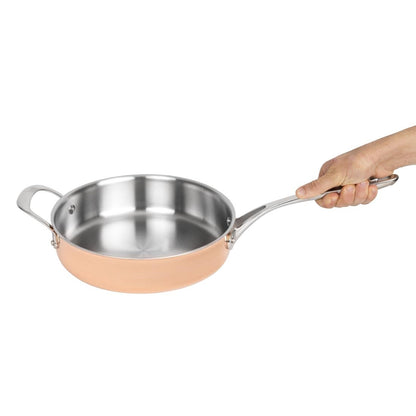CM676 Vogue koperen tri-wall sauteerpan 24cm