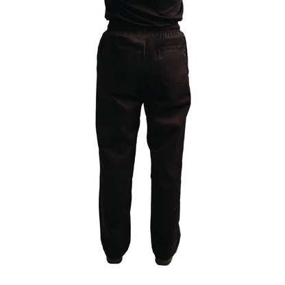 A029T-XXL Whites Easyfit Teflon unisex koksbroek zwart XXL