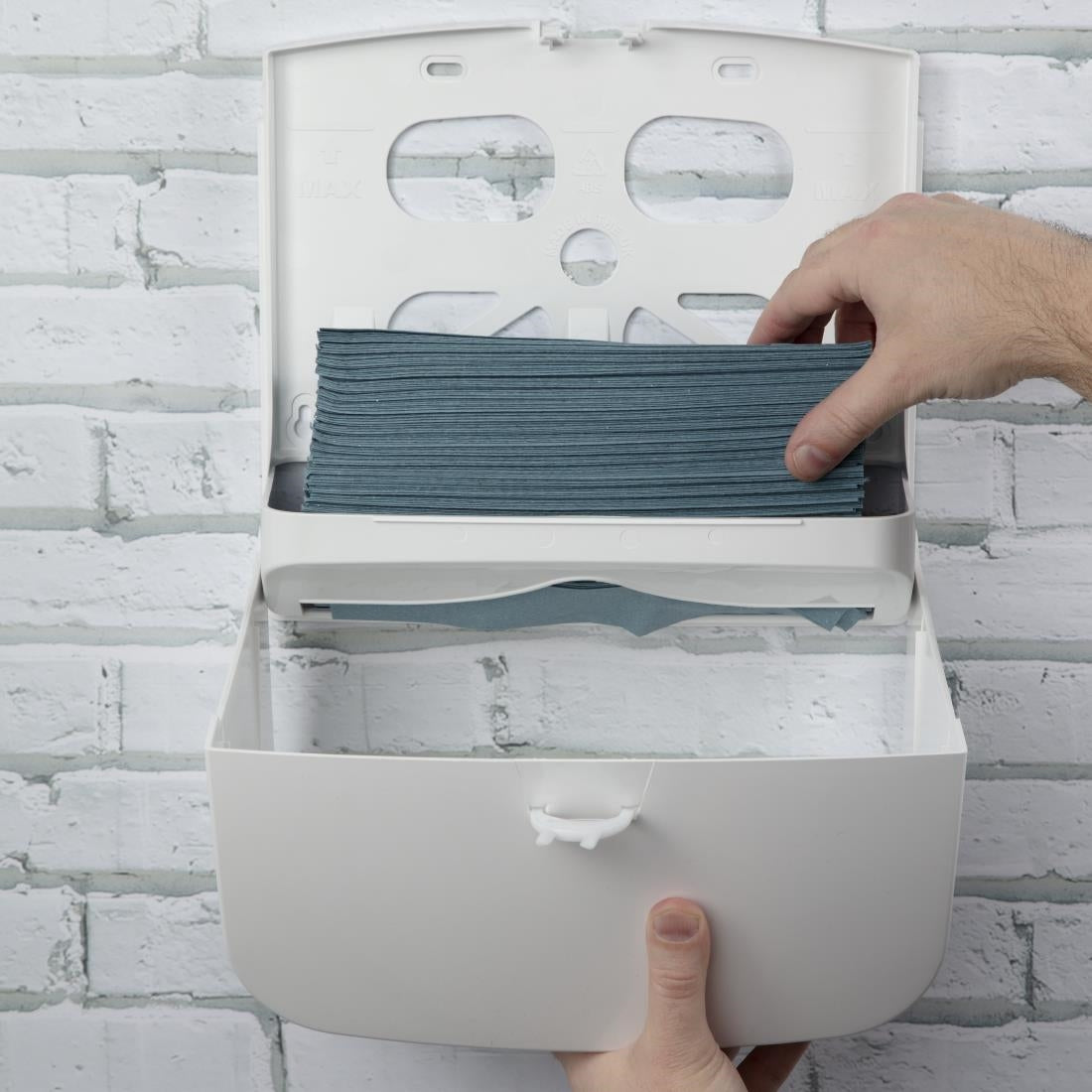GD839 Jantex multi-fold handdoekdispenser wit