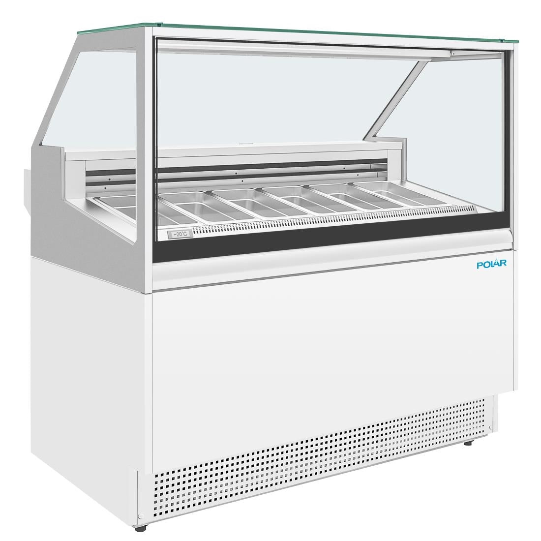 UA058 Polar U-Serie 6-Pan IJs Vitrine Kast Vriezer