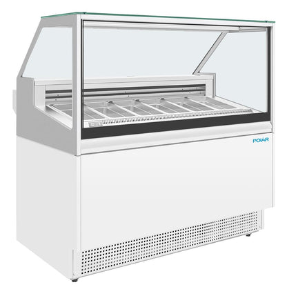 UA058 Polar U-Serie 6-Pan IJs Vitrine Kast Vriezer