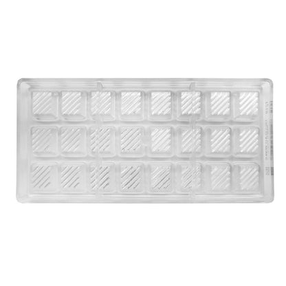 DW295 Schneider chocoladevorm geribbeld