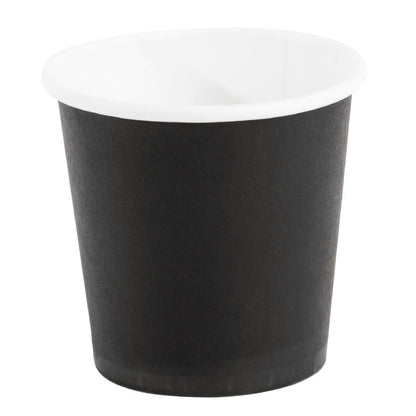 GF018 Fiesta Recyclable disposable espressobekers zwart 12cl (1000 stuks)