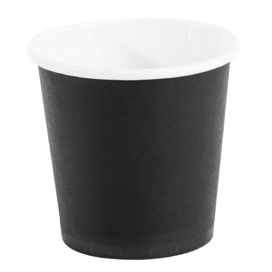 GF018 Fiesta Recyclable disposable espressobekers zwart 12cl (1000 stuks)