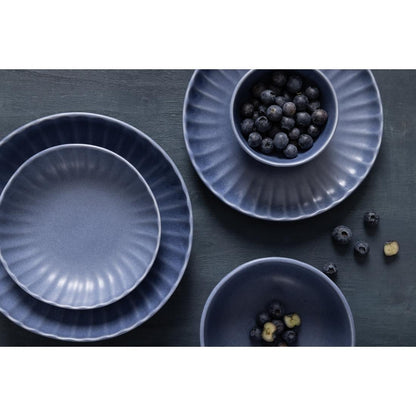 FU204 Olympia Corallite Diepe Kommen Blauw 105mm (12 stuks)