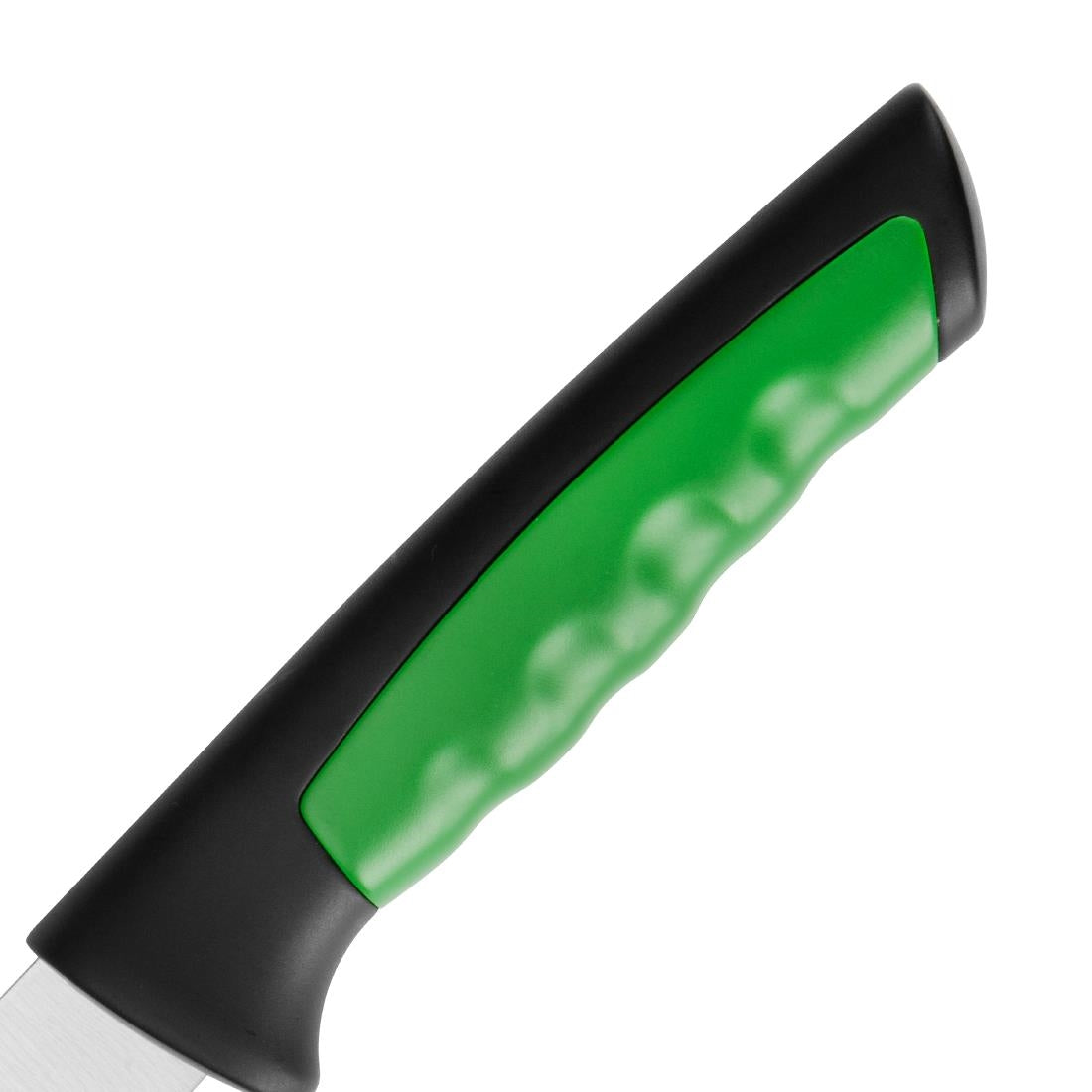 JD222 Hygiplas Pro gekarteld tomatenmes groen 10cm