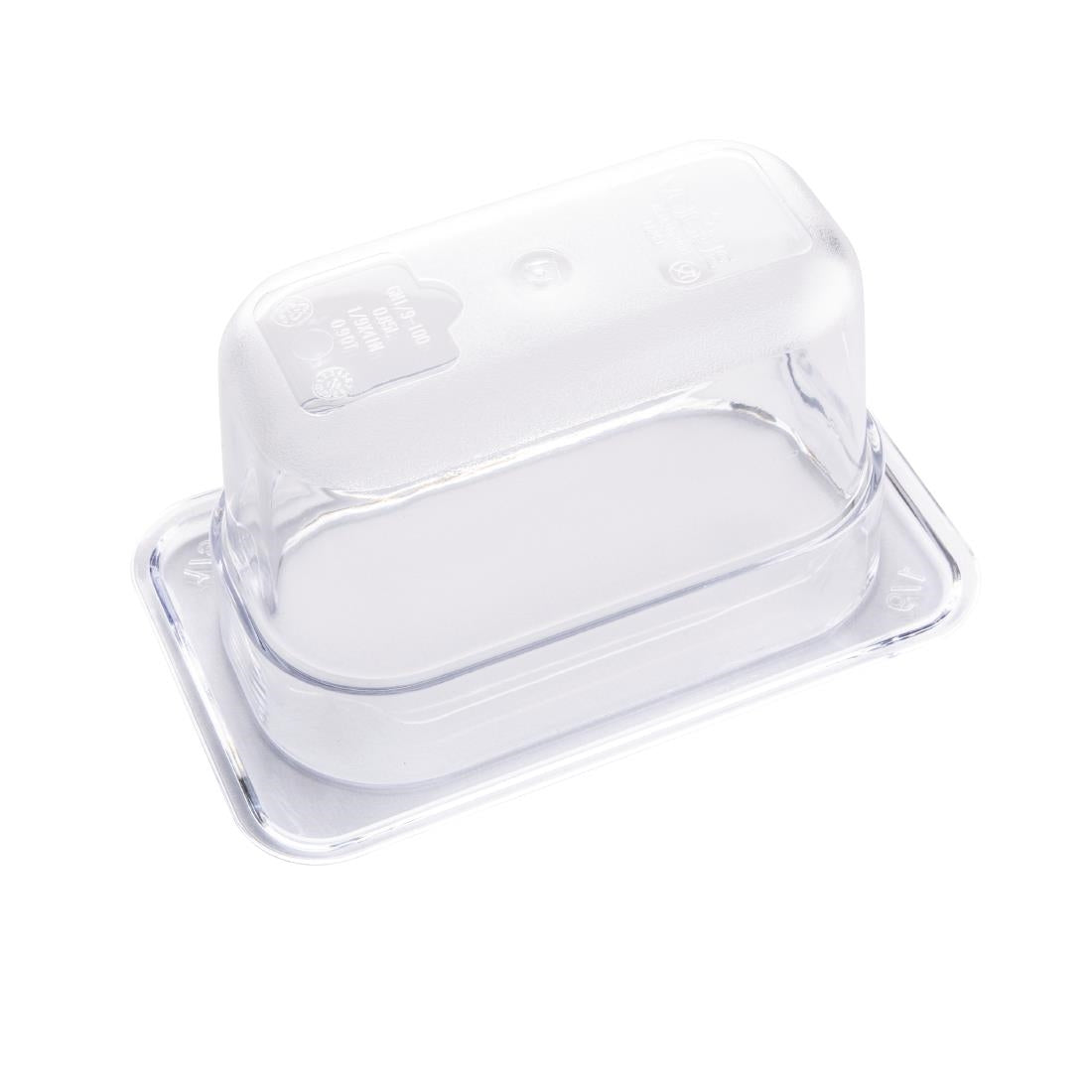 U243 Vogue polycarbonaat 1/9 gastronorm container 100mm helder