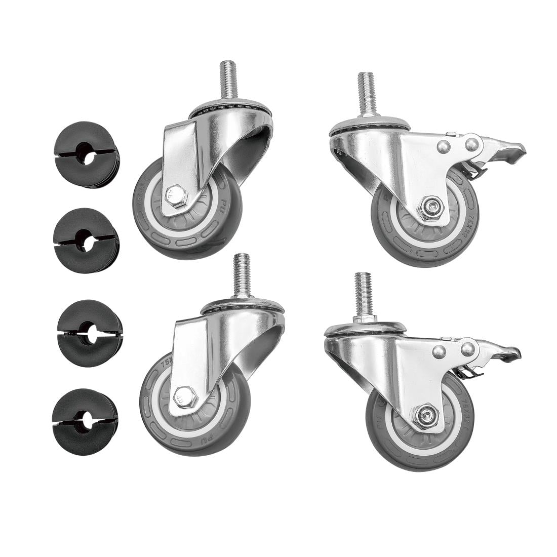 HC847 Vogue wieltjes voor vogue roestvrijstalen tafels (4 stuks)