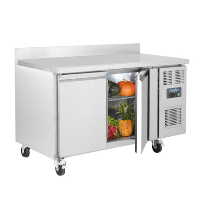DL916 Polar U-serie 2-deurs vrieswerkbank en achteropstand 282L