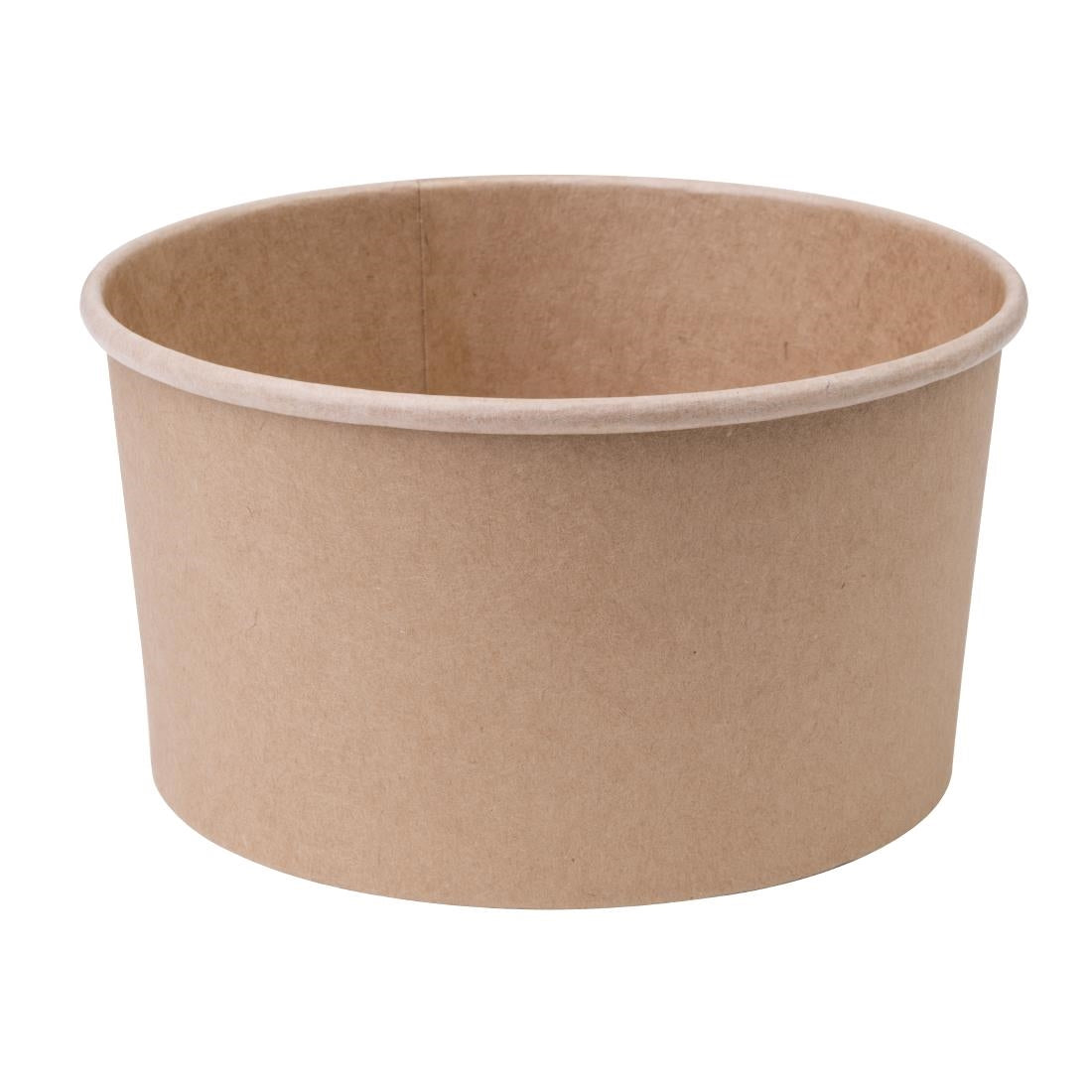 FB198 Fiesta Compostable ronde kraft saladeschaal 1Ltr (300 stuks)