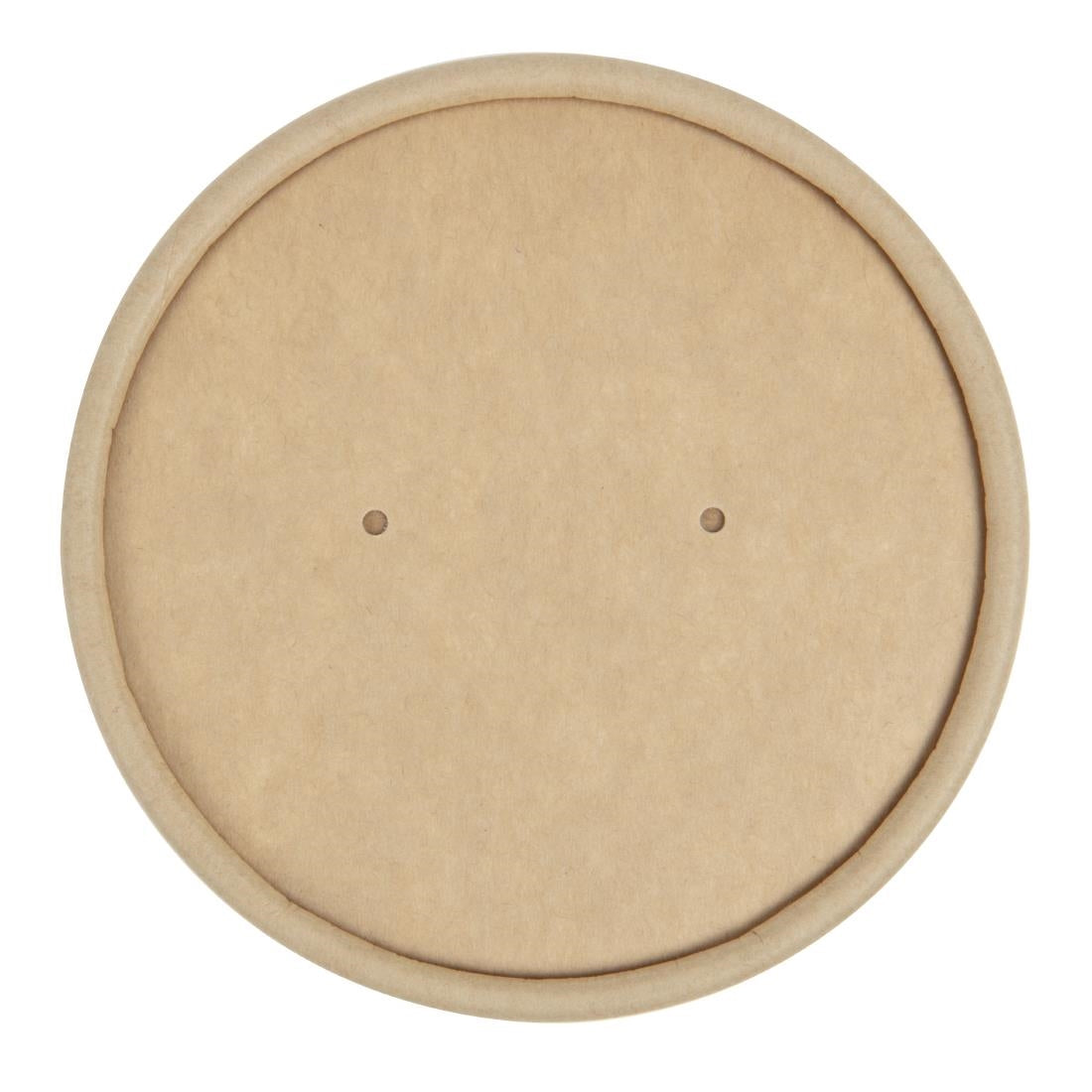 FA367 Colpac deksels voor magnetronbestendige kraft soepkommen recyclebaar 225ml en 350ml (500 stuks)