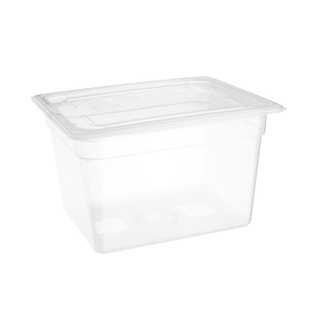 FA825 Nisbets Essentials polypropyleen 1/2 gastronorm bak zonder deksel 20cm