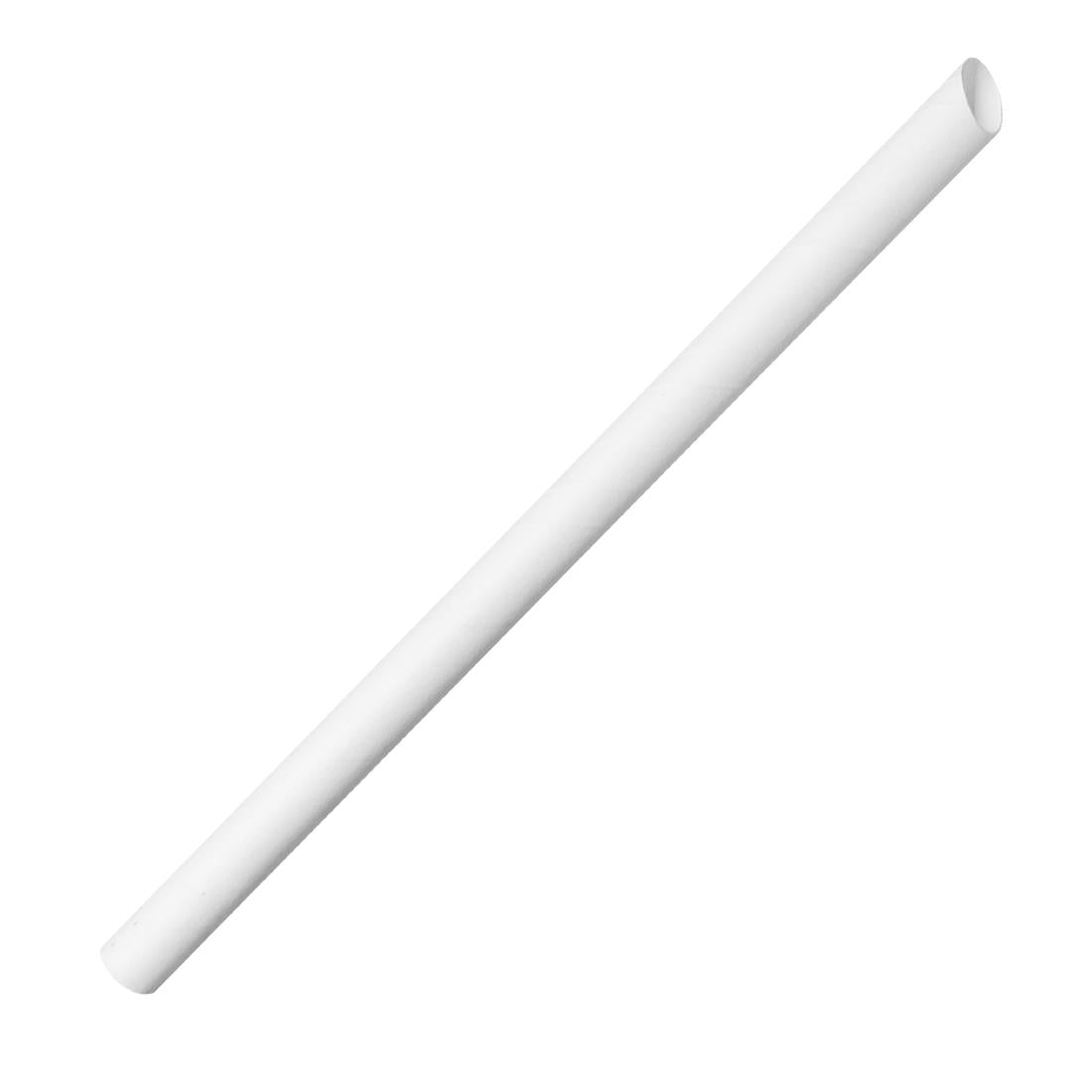 HU369 Fiesta Composteerbare Bubble Tea Rietje Wit 12X210mm (150 stuks)