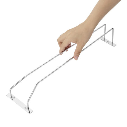 CE307 Olympia glazenrek verchroomd 40,5cm