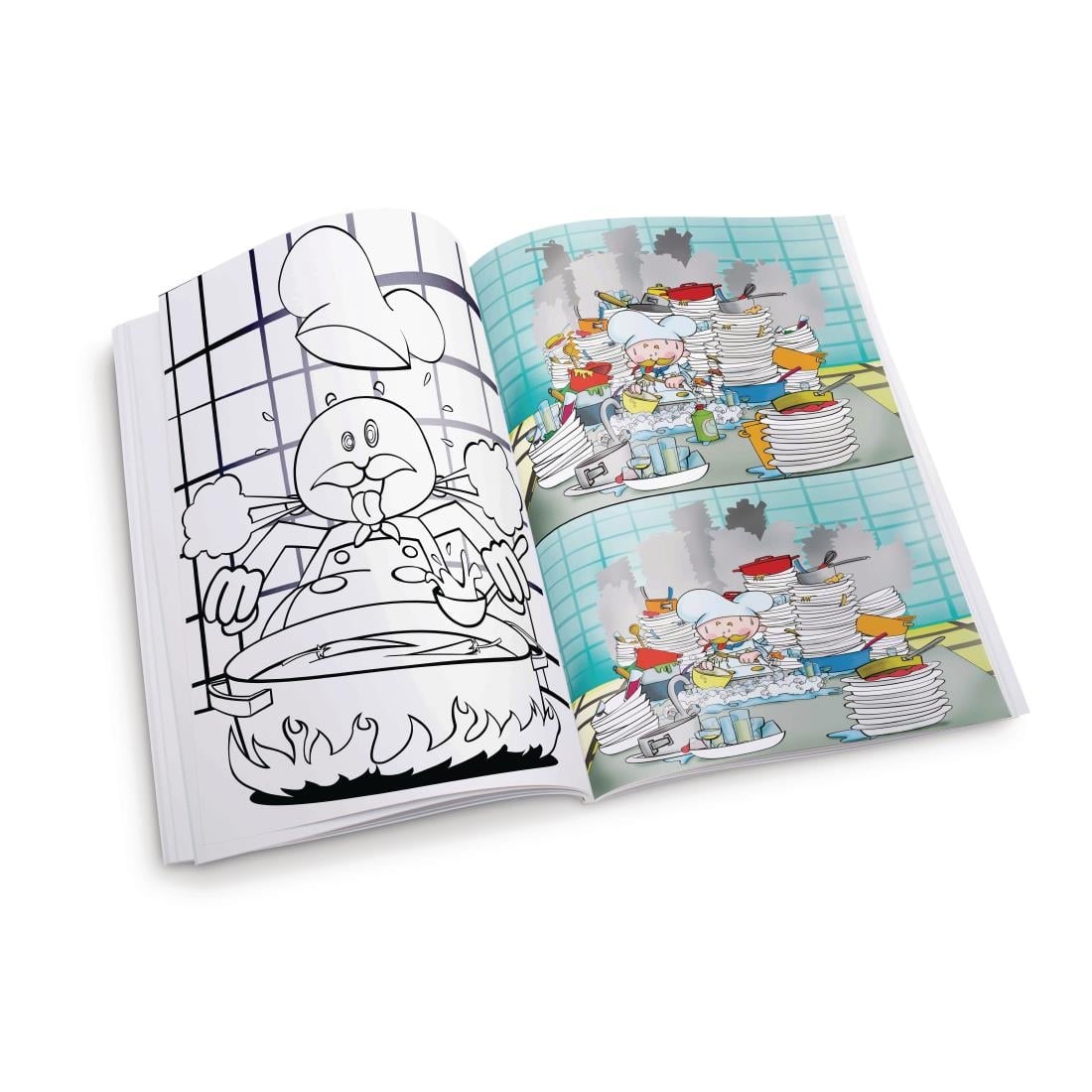 H120 Dining Kids kleurboeken Chef (50 stuks)