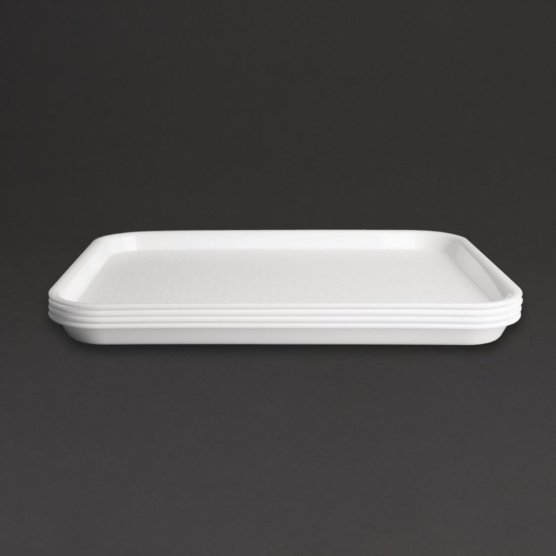 GF995 Olympia Kristallon polypropyleen dienblad wit 34,5x26,5cm