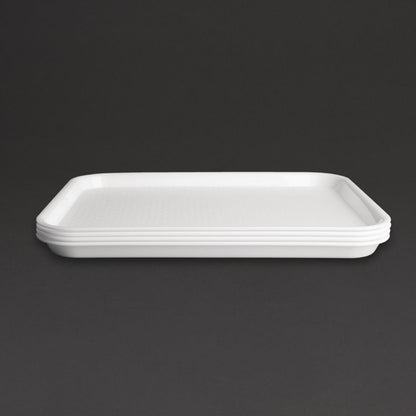GF995 Olympia Kristallon polypropyleen dienblad wit 34,5x26,5cm