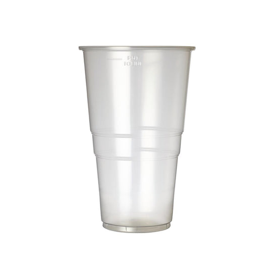 U384 eGreen kunststof disposable bierbeker 590ml tot vulstreep (1000 stuks)