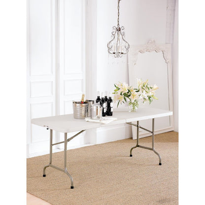 L001 Bolero klaptafel wit 183cm