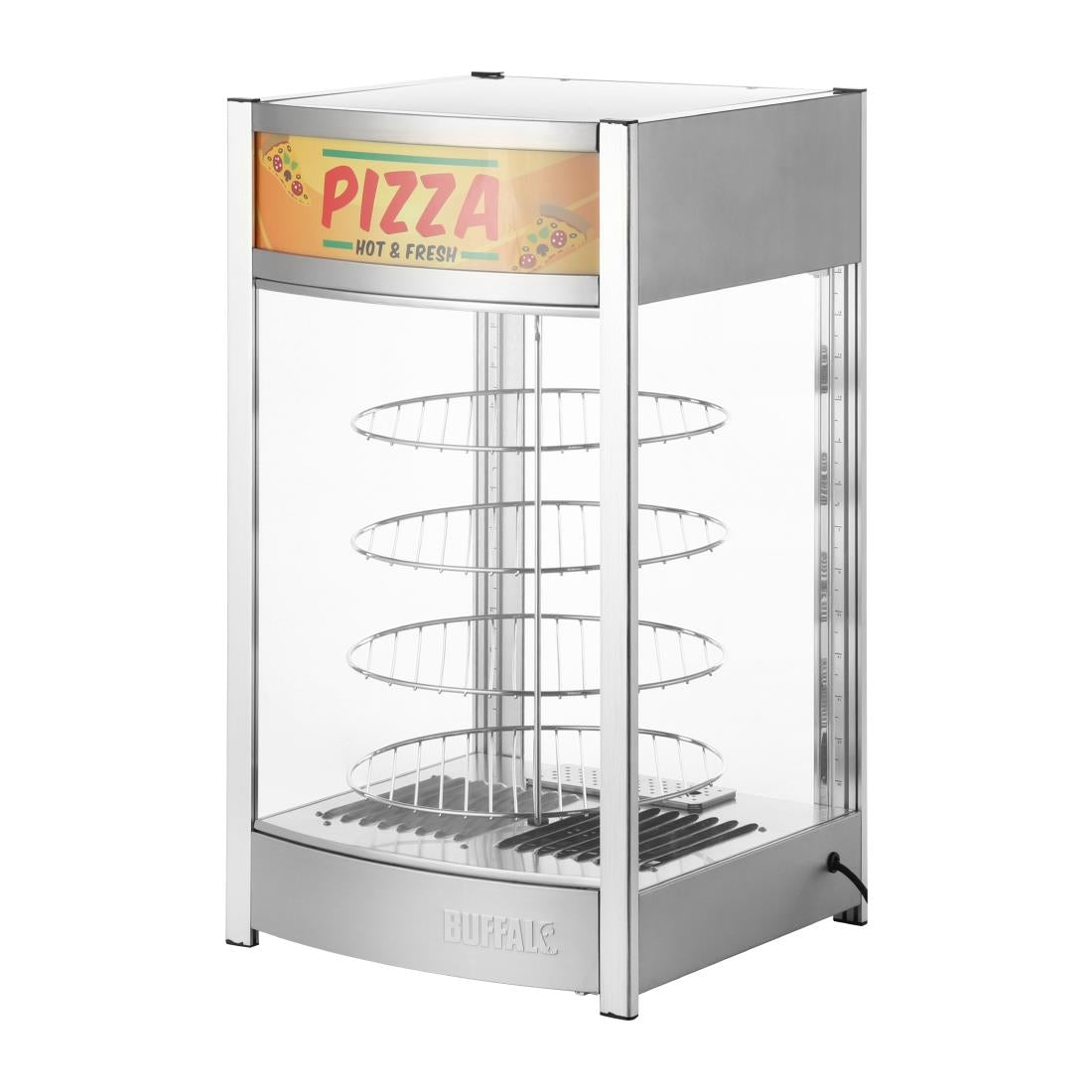 JB188 Buffalo 4-laags verwarmde pizzadisplay